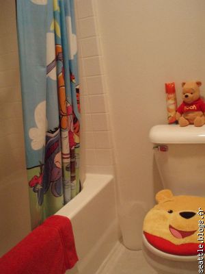 la salle de bain "Winnie the pooh", trop mimi